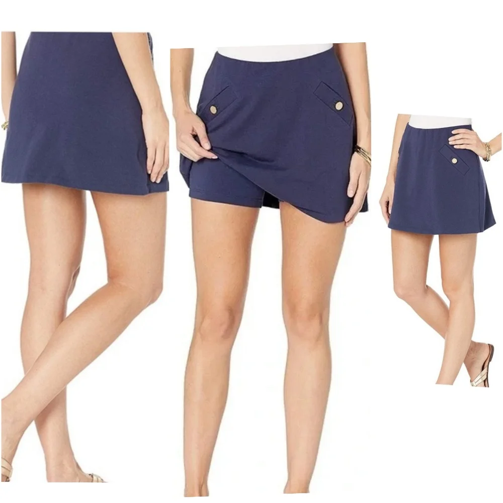 Lilly Pulitzer Navy Blue Skort